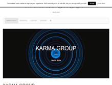 Tablet Screenshot of karmagroup.us